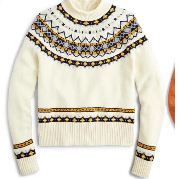 J. Crew Sweaters - J.Crew Size Small Fair Isle Rollneck Nordic